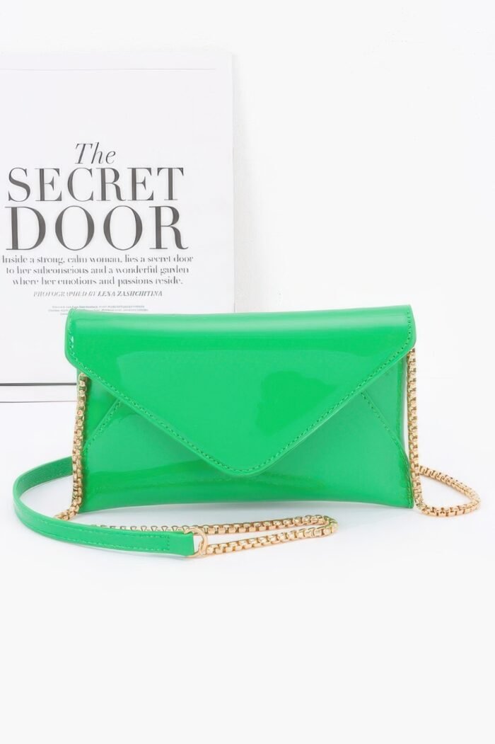 Enamel envelope clutch - image 7