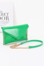 Enamel Envelope Clutch - Image 8