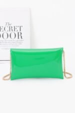 Enamel Envelope Clutch - Image 9