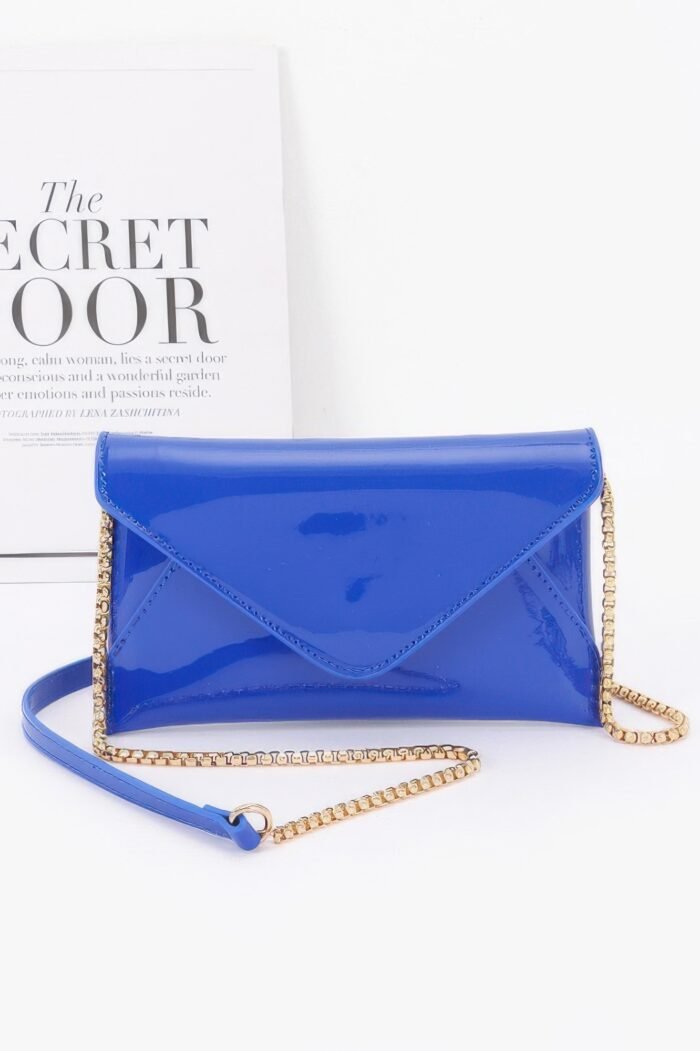Enamel envelope clutch - image 12