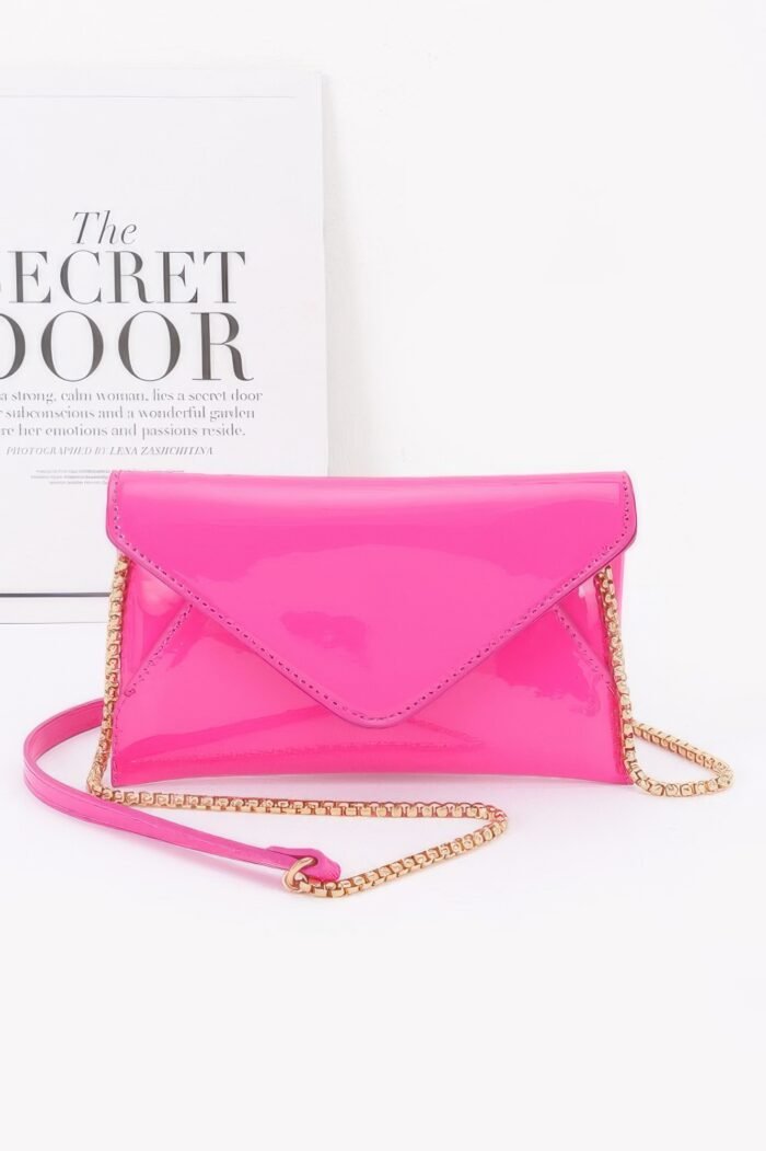 Enamel envelope clutch - image 13
