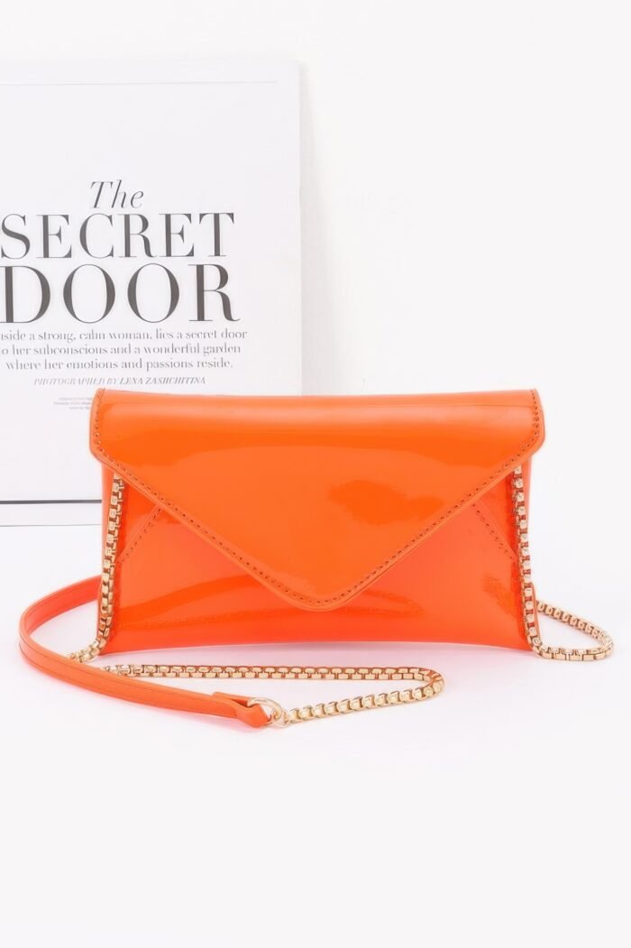 Enamel envelope clutch - image 16