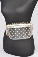 Transparent Rhinestone Studded Fanny Pack - Image 2