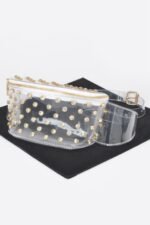 Transparent Rhinestone Studded Fanny Pack - Image 3