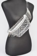 Transparent Rhinestone Studded Fanny Pack - Image 5