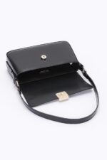 Enamel Flap Shoulder Bag - Image 5