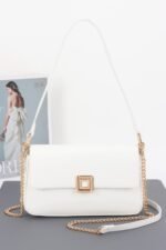 Enamel Flap Shoulder Bag - Image 9