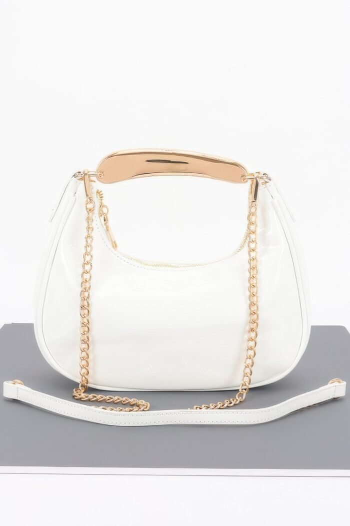 Enamel metal handle bag - image 8