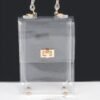 Transparent Top Handle Flap Clutch