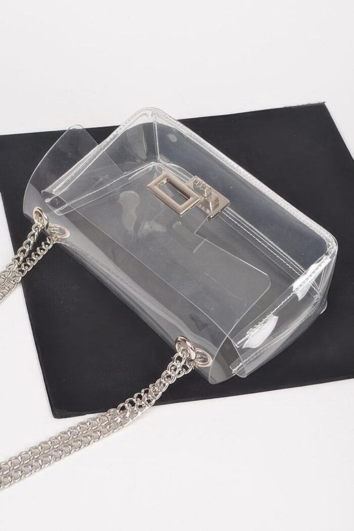 Clear bag w/ denim pouch - image 5