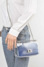 Clear Bag W/ Denim Pouch - Image 6