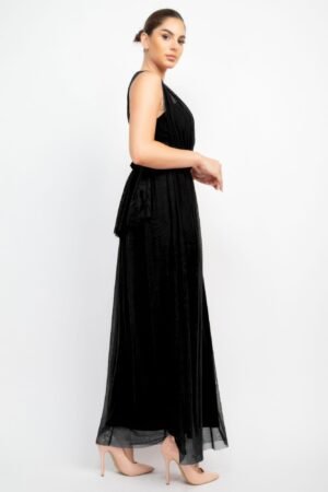 A-line Mesh Convertible Maxi Dress A-line Mesh Convertible Maxi Dress