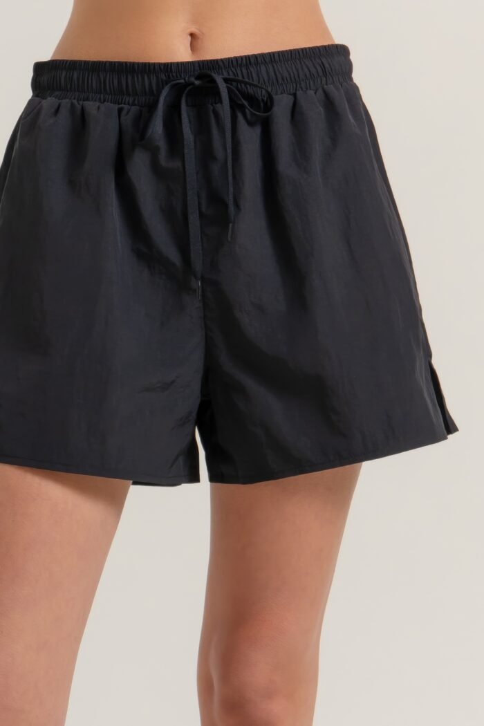 Anorak side slit workout shorts - image 19
