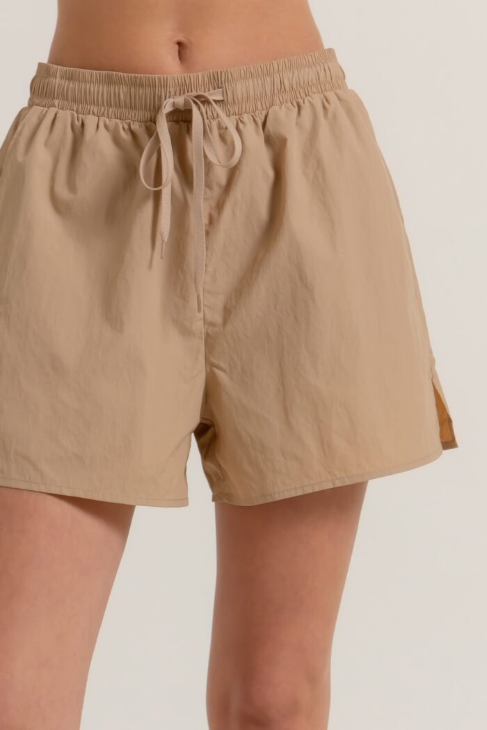 Anorak side slit workout shorts - image 13