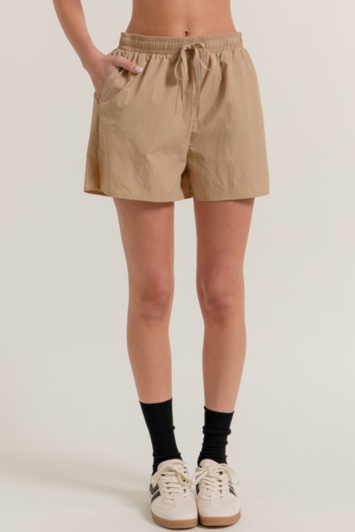 Anorak side slit workout shorts - image 14
