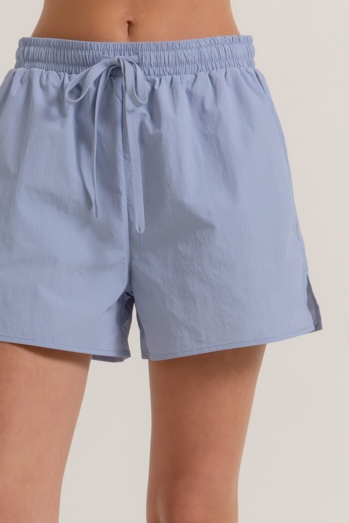 Anorak side slit workout shorts - image 7