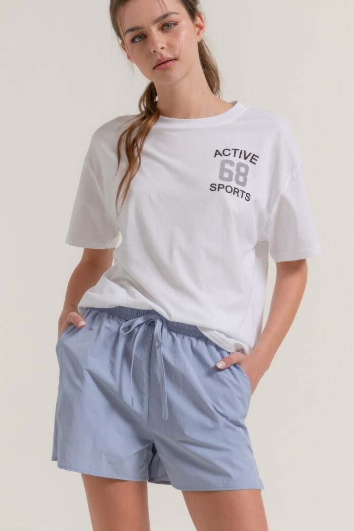 Anorak side slit workout shorts - image 10