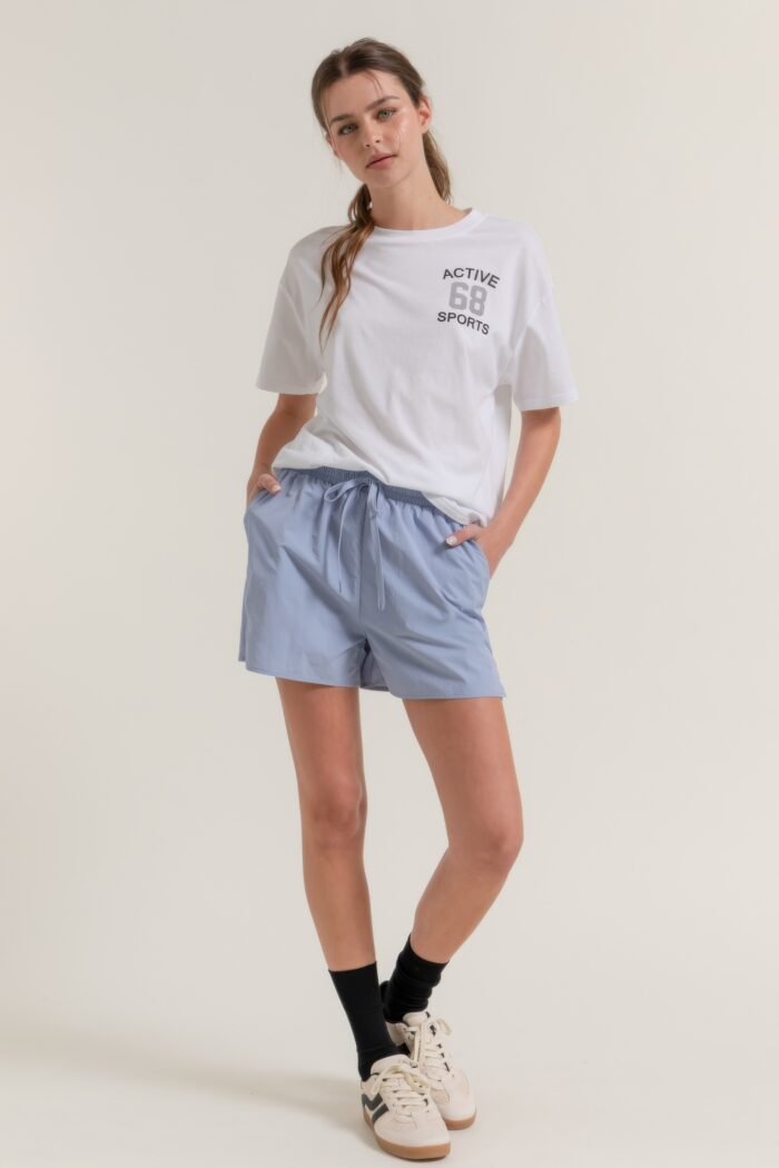Anorak side slit workout shorts - image 11