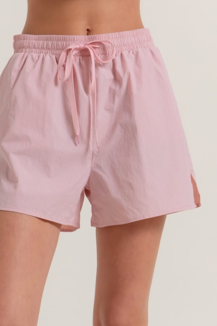 Anorak side slit workout shorts - image 1