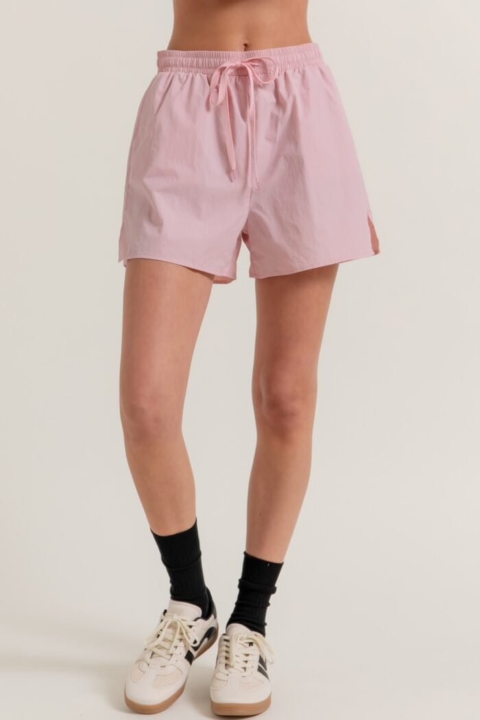 Anorak side slit workout shorts - image 2