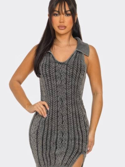 Mineral Wash Bodycon Dress Mineral Wash Dress