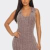 Mineral Wash Bodycon Dress