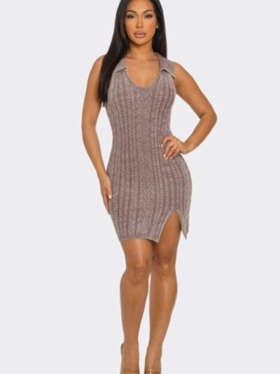 Mineral Wash Bodycon Dress Mineral Wash Dress