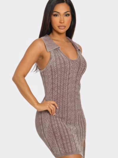 Mineral Wash Bodycon Dress Mineral Wash Dress