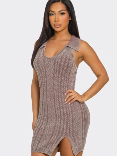 Mineral Wash Bodycon Dress Mineral Wash Dress