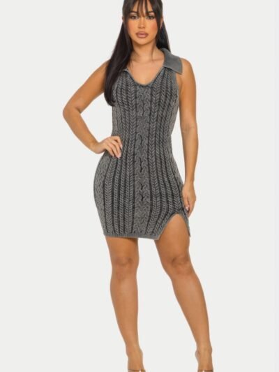 Mineral Wash Bodycon Dress Mineral Wash Dress