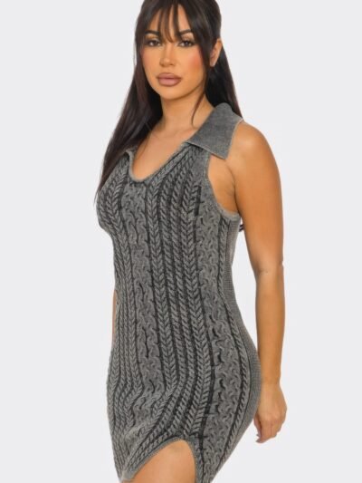 Mineral Wash Bodycon Dress Mineral Wash Dress