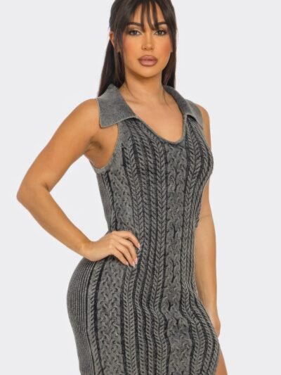 Mineral Wash Bodycon Dress Mineral Wash Dress