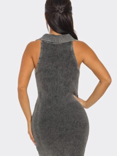 Mineral Wash Bodycon Dress Mineral Wash Dress