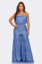 Jumpsuit Ruffle Hem