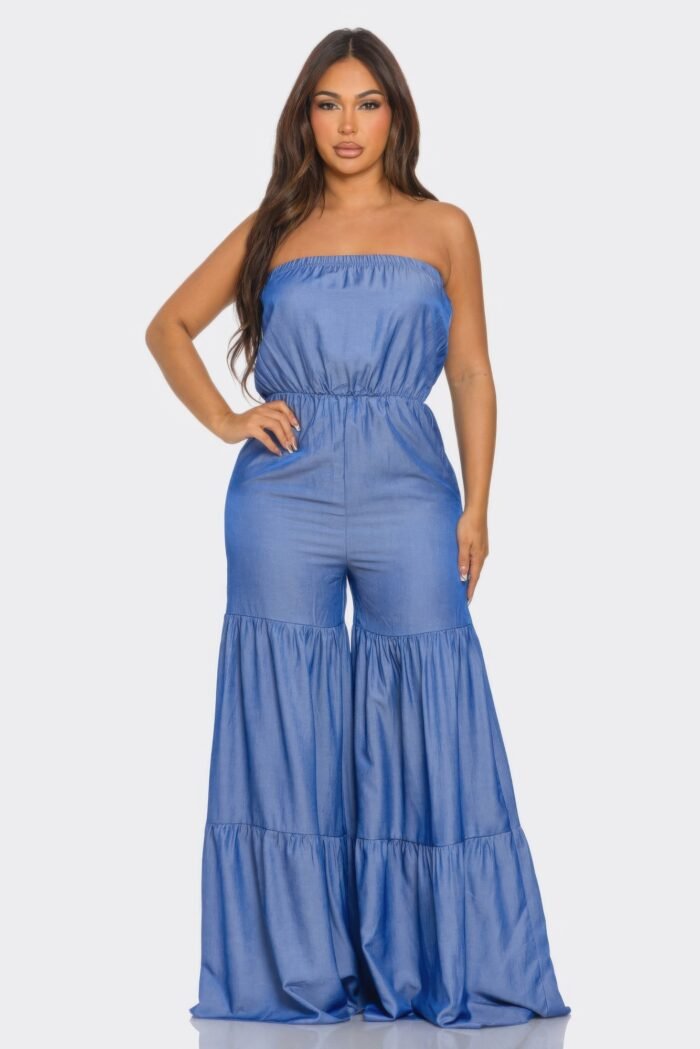 Jumpsuit ruffle hem - image 10