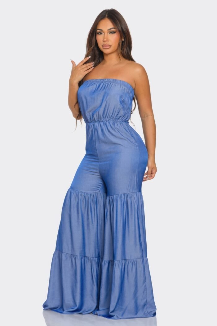 Jumpsuit ruffle hem - image 11