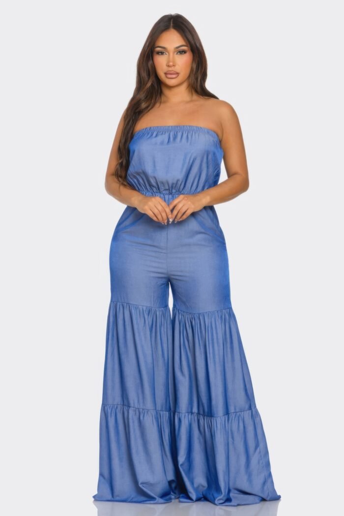 Jumpsuit ruffle hem - image 13