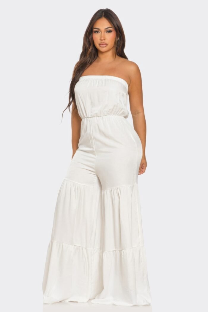 Jumpsuit ruffle hem - image 7