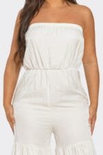 Jumpsuit Ruffle Hem