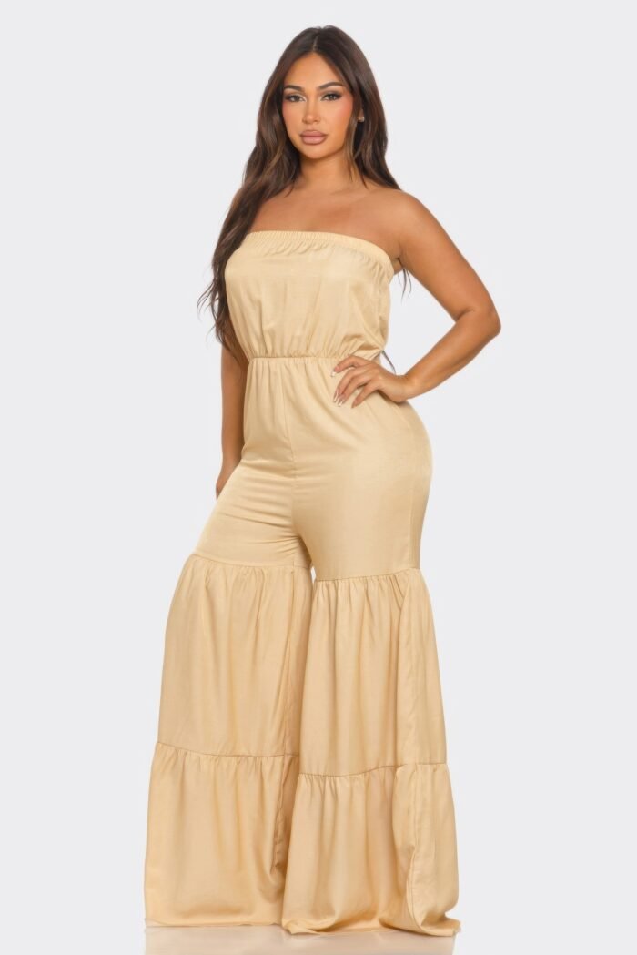 Jumpsuit ruffle hem - image 2