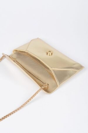 Metallic Small Envelope Clutch