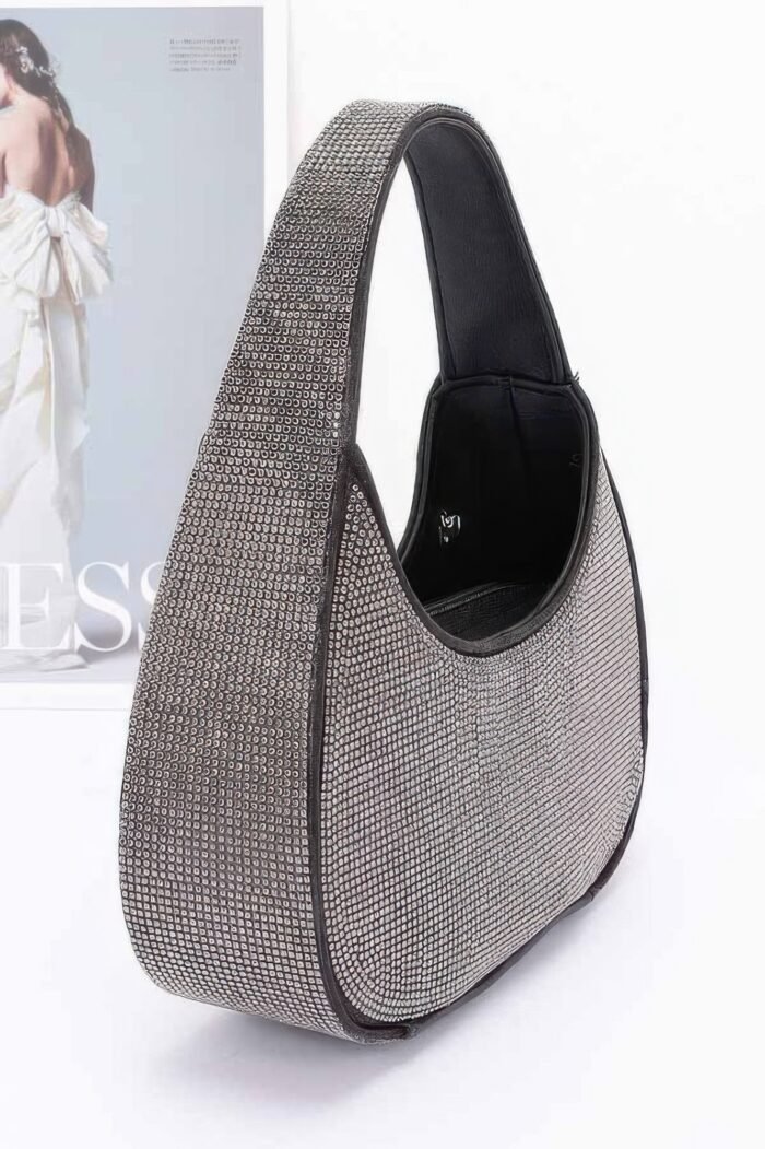 Rhinestone hobo bag - image 2