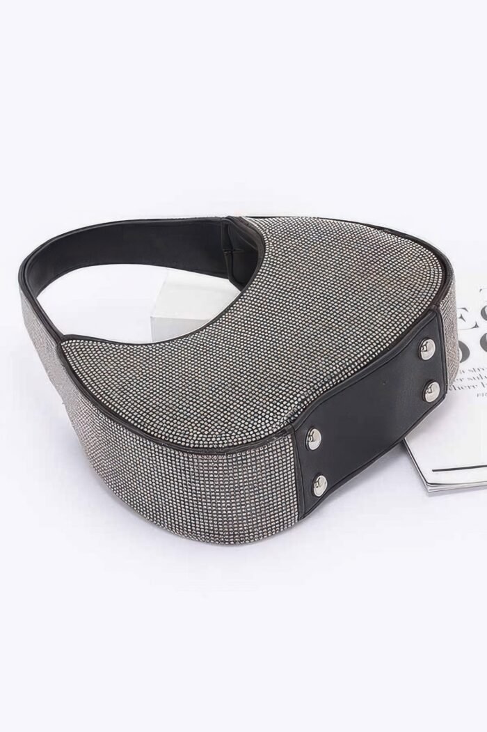 Rhinestone hobo bag - image 3