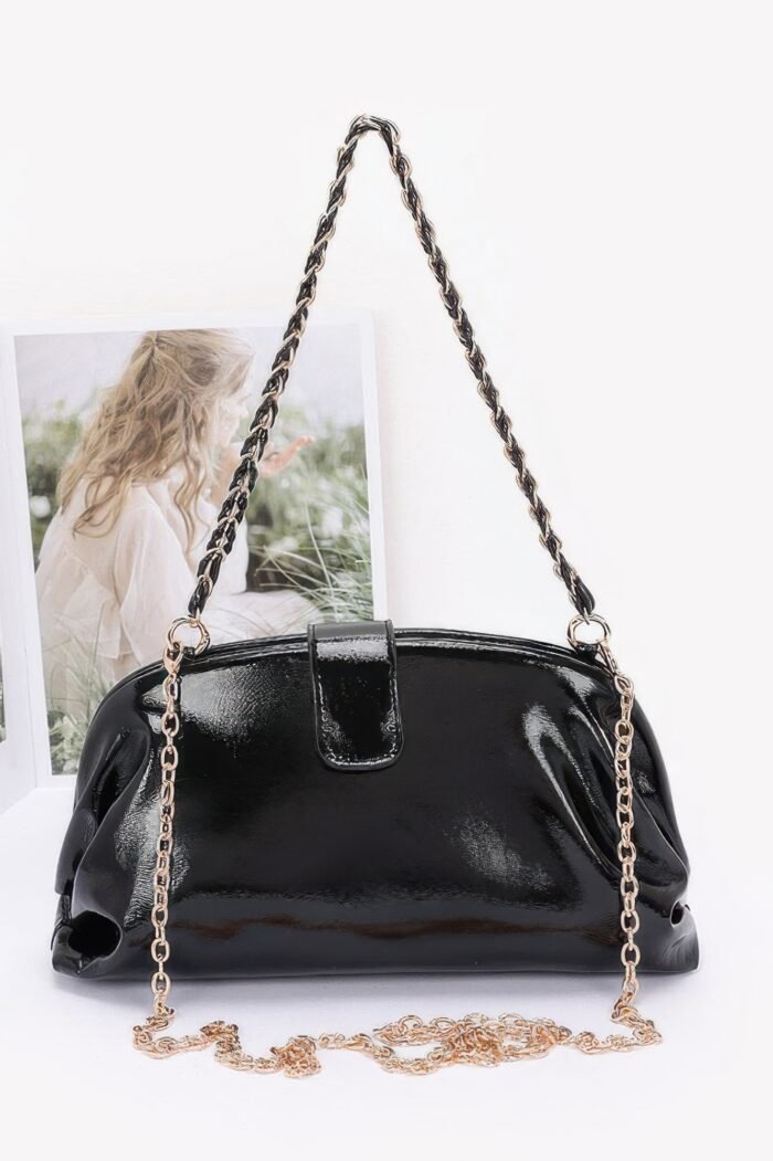 Enamel Frame Shoulder Bag - Image 1