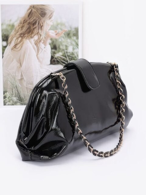 Enamel Frame Shoulder Bag