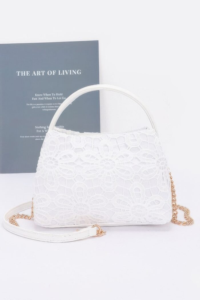 Crochet top handle clutch - image 1