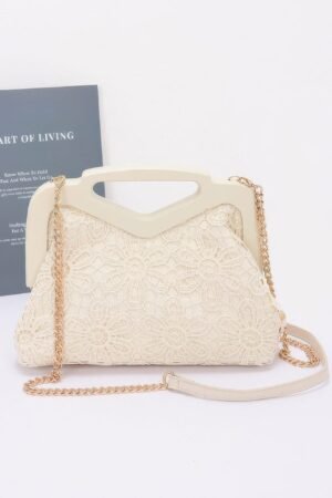 Crochet Wood Frame Clutch