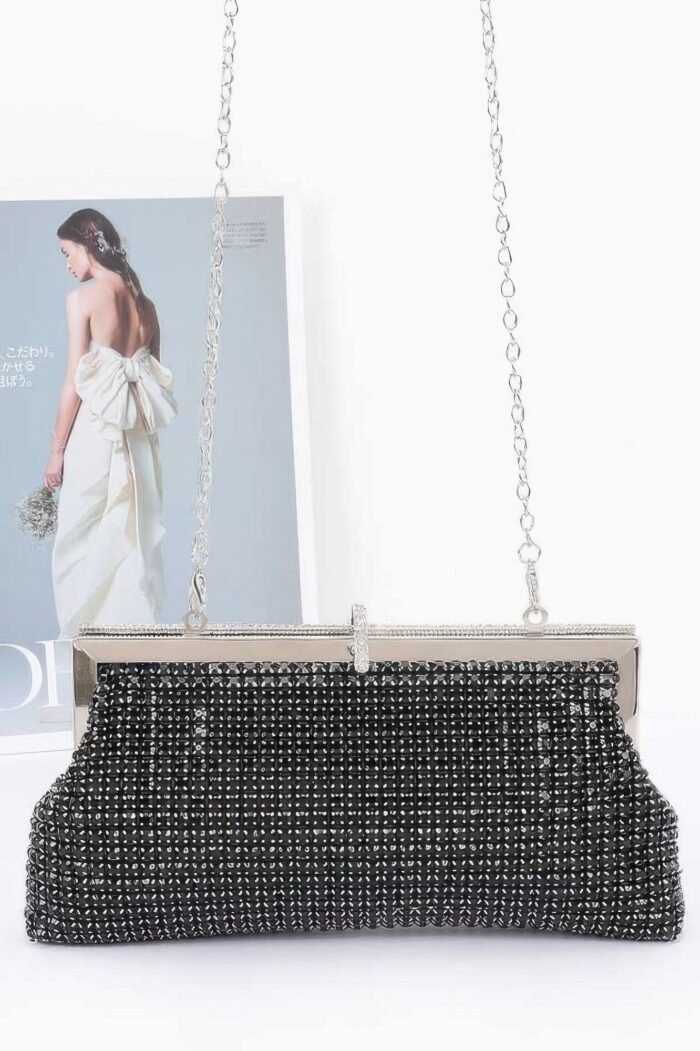 Rhinestone party clutch - image 1