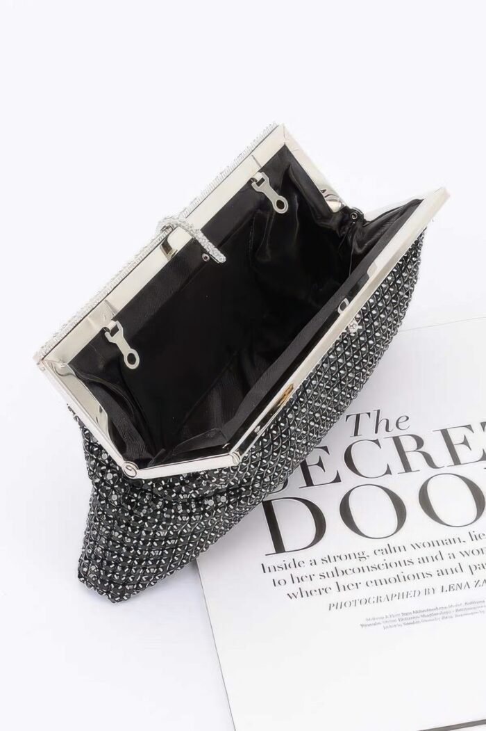 Rhinestone party clutch - image 4
