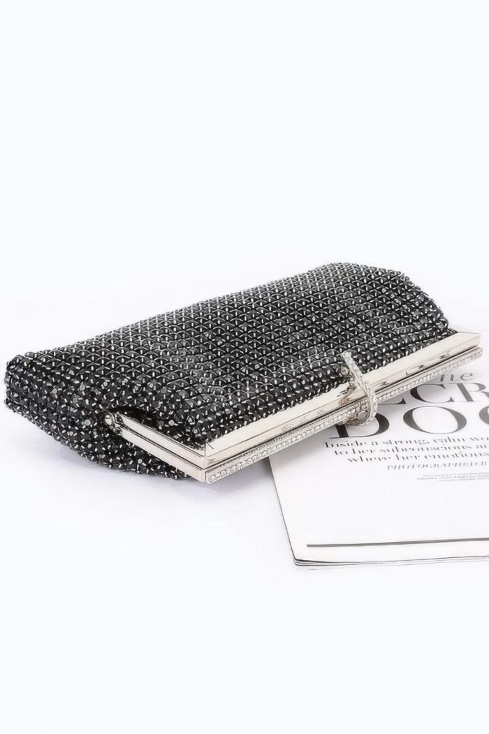 Rhinestone party clutch - image 5